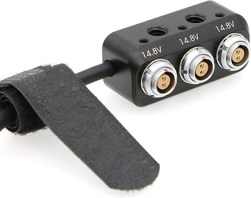 14.8V Power Splitter Box Cable Lemo 2 Pin Male To 3*2 Pin Box Female برای ARRI RED با استفاده از دستگاه های برق