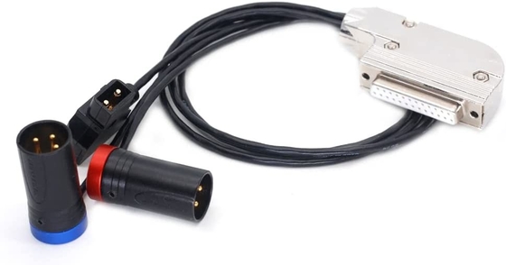 DB25 Lectrosonics Wisycom Audio LTD گیرنده DB25 رابط زنانه خروجی صوتی Dtap XLR 3Pin کابل برق