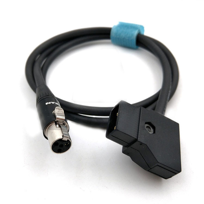 دوربین 80cm تلویزیون منطق مانیتور دوربین اتصال دوربین D-Tap Male به XLR Female 4 Pin Cable