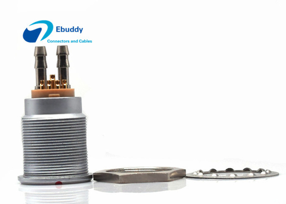 خرید اتصالات سیستم سیال ترکیبی هیبریدی M25 Lemo 4B 10 پین رابط نر و ماده بنزین تولید آنلاین
