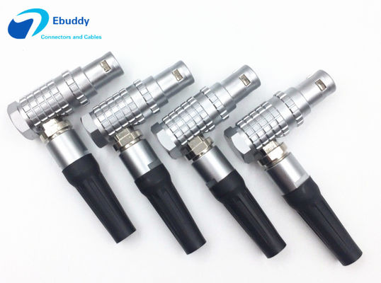 کیفیت  LEMO Metal Circular Connector FHG 1B 2 3 4 5 6 7 8 10 14 16 Pin Right Angle Connector Male کارخانه