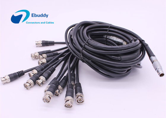 خرید کابل های Lemo Power FGG 3B 14pin male to BNC male cables for detection device online manufacture