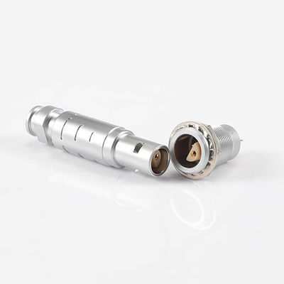 کیفیت  Lemo Coaxial Connector FFA ERA Series Single-core Half-Moon Aviation Plug Socket کارخانه