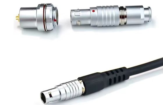 خرید Compatible LEMO FGG EGG 2B circular connectors Male And Female With Customized Cable Assmebly Manufacturer online manufacture
