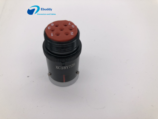 خرید اتصالات کابل مدور ولتاژ کم 7 پین Straight Plug XC18Y7ZH با دوام تولید آنلاین