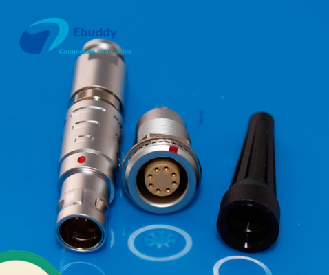 خرید M15 2B FGG Plug PPS 8 پین اتصال سیگنال پوسته برنجی تولید آنلاین