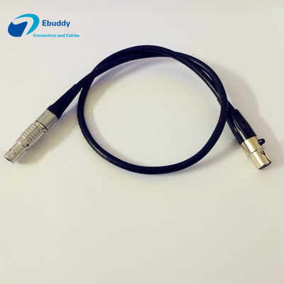 Lemo 2 Pin Male to Mini XLR Female 4 Pin Camera Cable Connection For TV-Logic