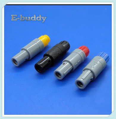 پلاگین مردانه 5 پین اتصال دهنده های پلاستیکی دایره ای PAG با آستین رنگارنگ