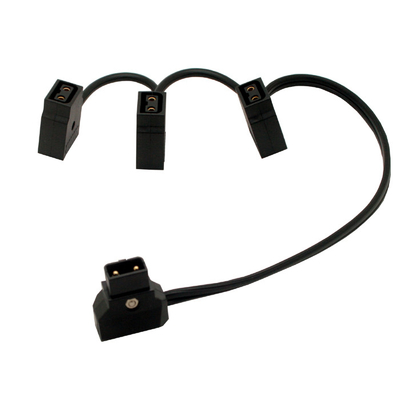 اتصال D-Tap / Powertap منبع تغذیه دوربین کابل D-Tap 1 مرد تا 3 کابل زنانه