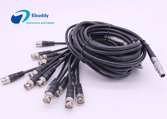 کابل های Lemo Power FGG 3B 14pin male to BNC male cables for detection device