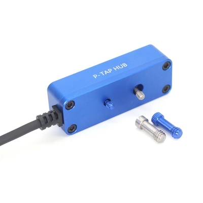 D-tap Camera Metal Splitter Power Tail to 3 Splitter Power Tap to 3 Female D-Tap P-Tap Hub metal with screw 1/4 &quot;